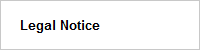 Legal Notice